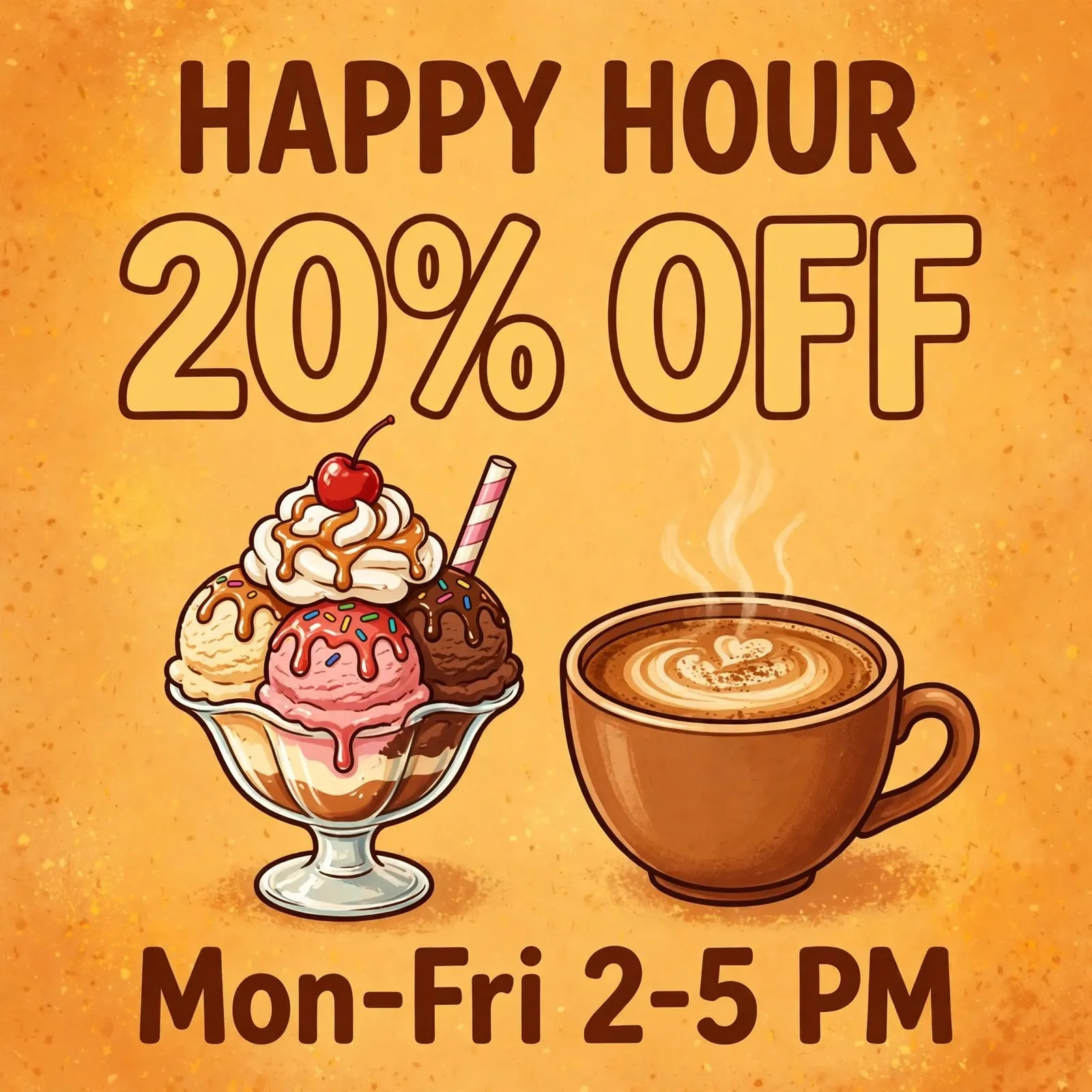 BE Scooped weekday happy hour