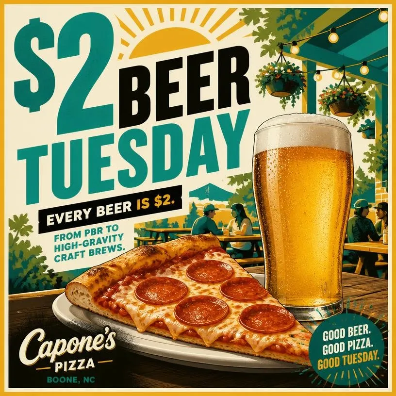 $2 Beer Tuesday