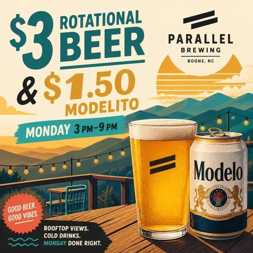 $3 Rotational Beer & $1.50 Modelito Monday