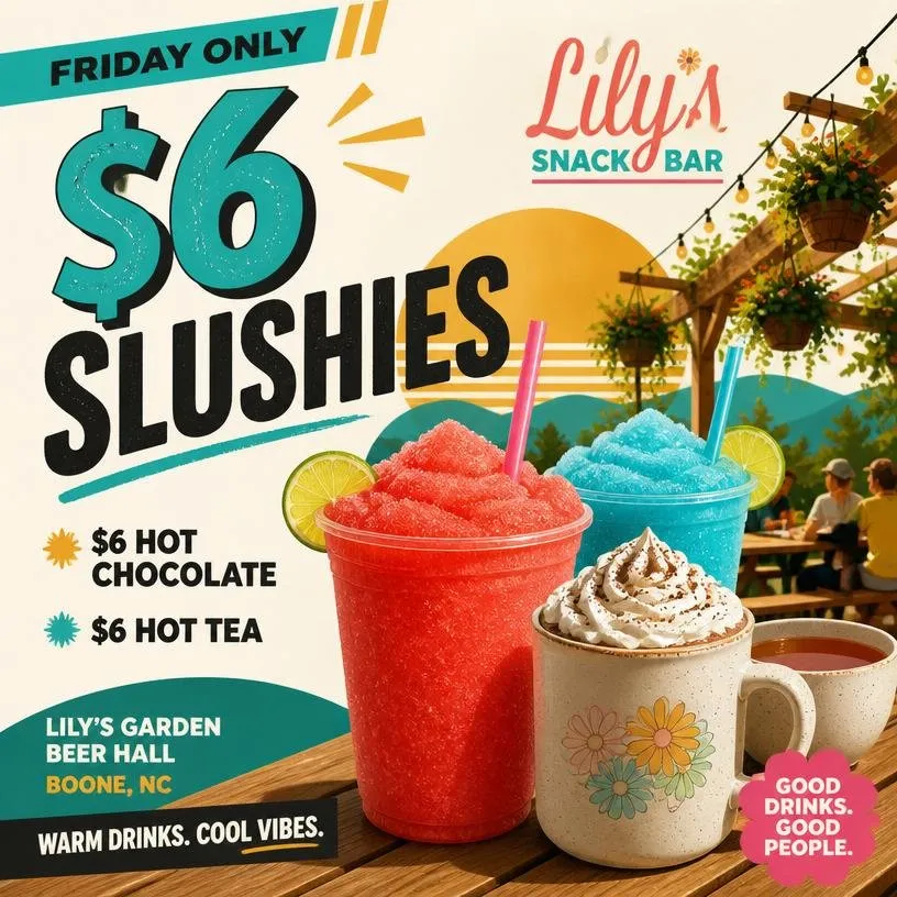 $6 Slushies