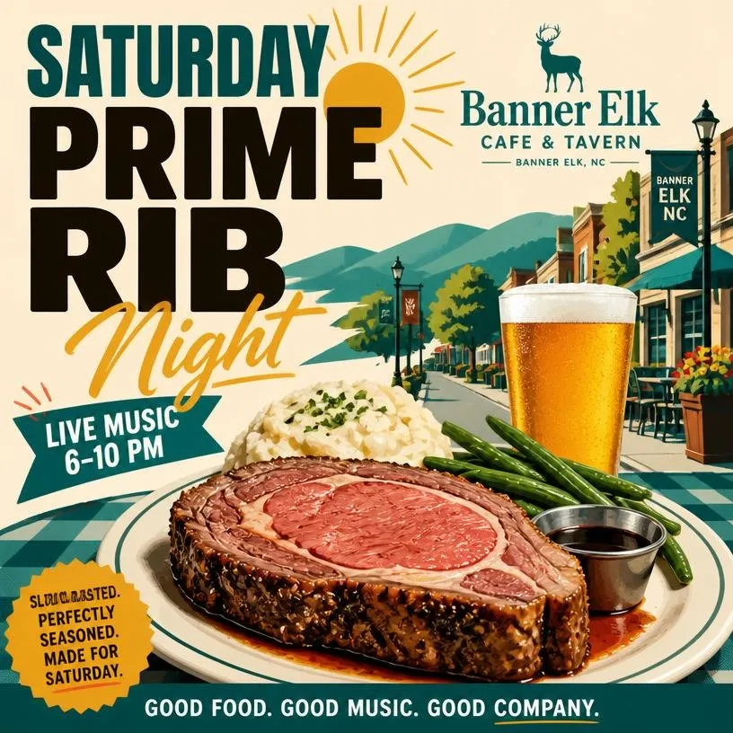 Saturday Prime Rib Night