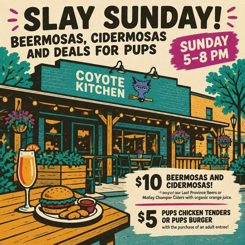 Slay Sunday! Beermosas, Cidermosas and Deals for Pups