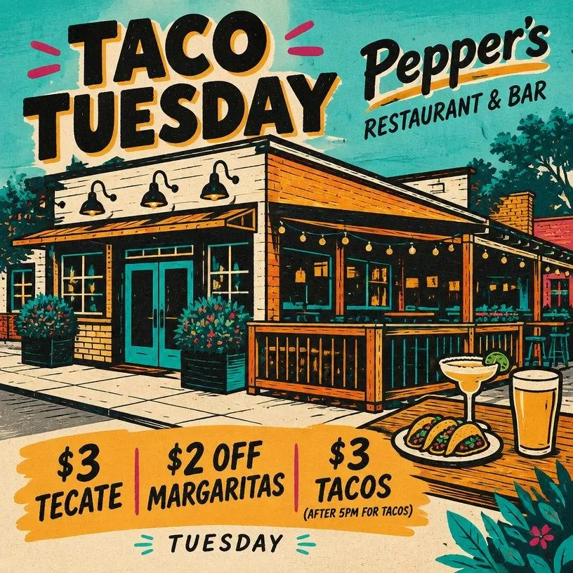 Taco Tuesday - Tecate, Margaritas & Tacos