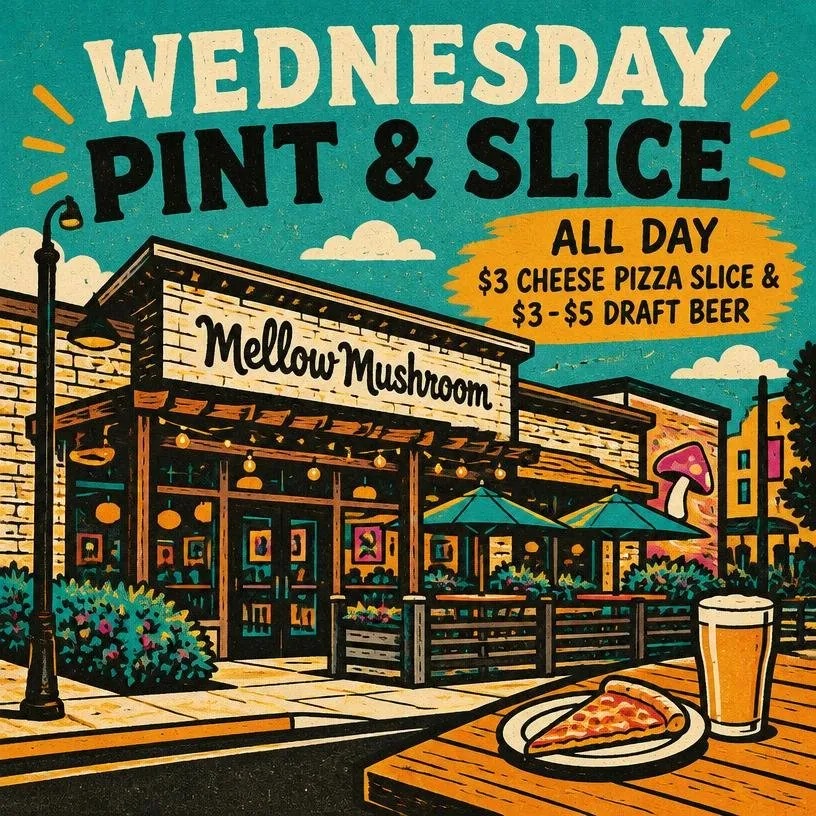 Wednesday - Pint & Slice