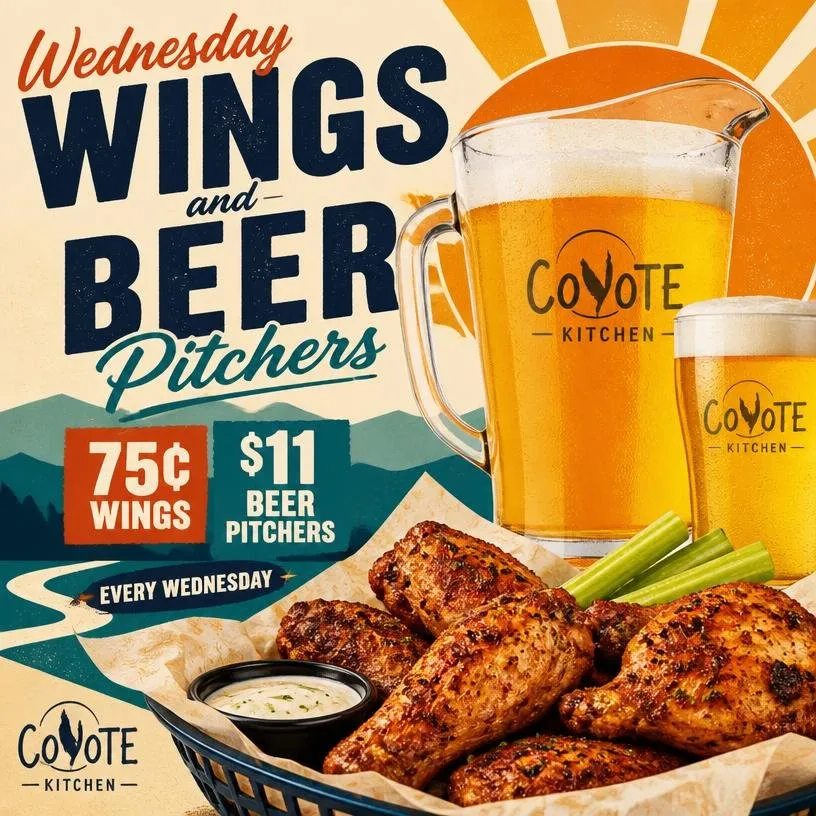 Wednesday Wings and Beer Pitchers