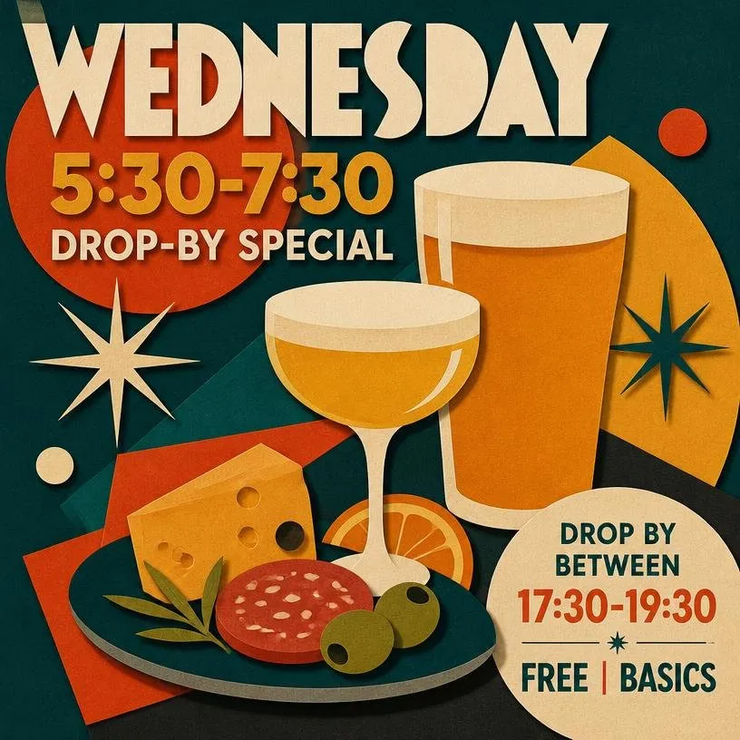 Wednesday 5:30-7:30 drop-by special
